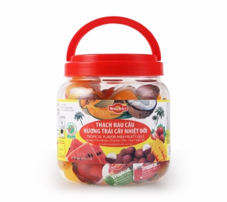 New Choice Thạch rau câu hương vị trái cây nhiệt đới hũ 1000g