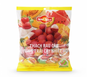 Thạch rau câu New Choice hương trái cây nhiệt đới - gói 1000g